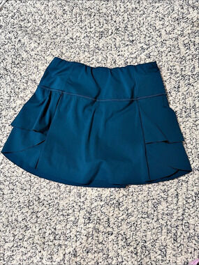 Athleta Momentum Skort Blue Mini Skirt Size XS